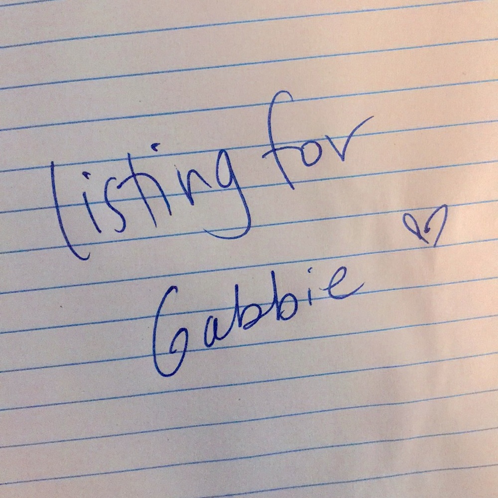 Mystery swap for Gabbie